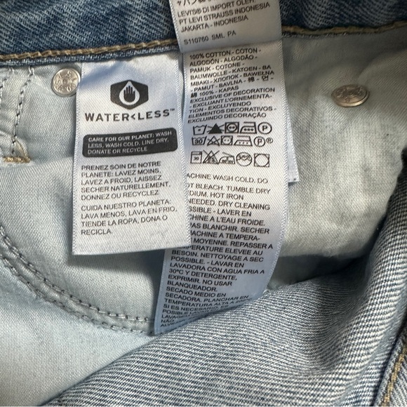 Levi’s ‘94 Baggy Distressed Light Wash Jeans 28 Denim - Picture 7 of 7